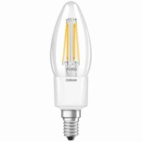 Osram LED SUPERSTAR FILAMENT Tropfenlampe mit 5 Watt, E27, kaltweiß, klar, dimmbar Osram LED SUPERSTAR FILAMENT Tropfenlampe Mit 5 Watt, E27, Kaltweiß, Klar, Dimmbar -OSRAM Shop 18819258 1