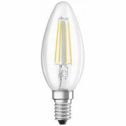 Osram LED STAR FILAMENT Kerze Mit 2,5 Watt, E27, Klar, Warmweiß