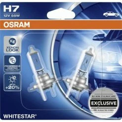 Osram GLL H7 Whitestar 2er-Set 12V 60/55W Gll 0680456021 4052899613836 Osram 0680456021 Whitestar Whitestar