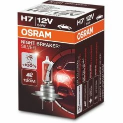 OSRAM H7 55 Watt 12 Volt 64211NBS Night Breaker SILVER Lampe PGJ19-2 Birne 55W