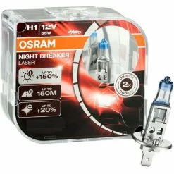 2er Set OSRAM H1 Night Breaker Laser +150% 64150NL 12V 55W