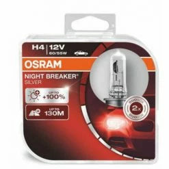 Osram 2 Stück H4 Night Breaker Silver 64193NBS-HCB Duobox
