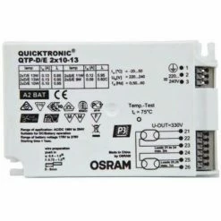 Osram - Elektronisches Vorschaltgerät - EVG - QTP-D/E 2X10-13/220-240 U Electronic Ballast