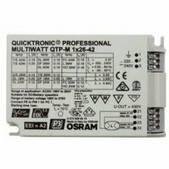 Osram EVG QTP-M 1x26-42 Multiwatt PL-C26 PL-T26/32/42 PL-L18/24/36/40 Dulux-F18/24/36 T5C22/40 TL524/39 TLD18/36