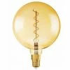 Ledvance/Osram - Osram Parathom LED Filamentlampe Globe200 Vintage 1906 Gold No 28 5 Watt E27 825 Warmweiss Extra 2000 Kelvin