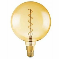 Ledvance/Osram - Osram Parathom LED Filamentlampe Globe200 Vintage 1906 Gold No 28 5 Watt E27 825 Warmweiss Extra 2000 Kelvin