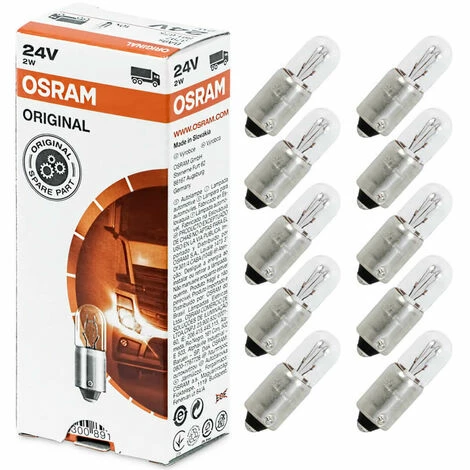 Osram T4W Original Line 3797 24V Autolampen 10 Stück Osram T4W Original Line 3797 24V Autolampen 10 Stück -OSRAM Shop 40196974 1