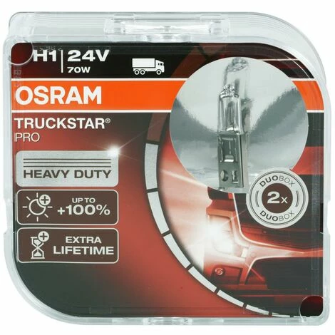 Osram H1 Truckstar Pro 64155TSP-HCB 24V 2 St. Duo Box LKW Lampe Osram H1 Truckstar Pro 64155TSP-HCB 24V 2 St. Duo Box LKW Lampe -OSRAM Shop 40197551 1