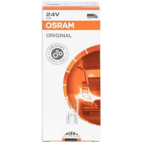 Osram 2840 ORIGINAL Glasquetschsockel, Sockel W2.1x9.5d, 24V, 10 Lampe Osram 2840 ORIGINAL Glasquetschsockel, Sockel W2.1x9.5d, 24V, 10 Lampe -OSRAM Shop 40197553 1