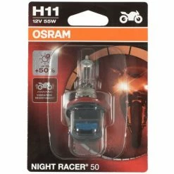 Osram H11 Night Racer 64211NR5-01B +50% Mehr Licht (1 Lampe)