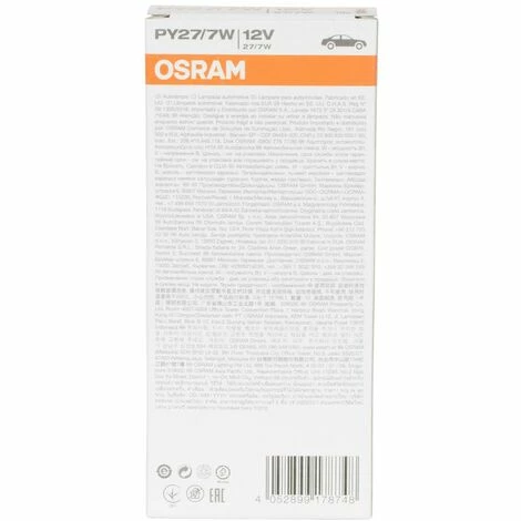 Osram 3757AK Blinklicht Parklicht 7W PY27/7W, 12 V (10 Stück) Osram 3757AK Blinklicht Parklicht 7W PY27/7W, 12 V (10 Stück) -OSRAM Shop 40197693 3