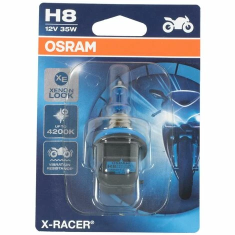 Osram 64212XR-01B X-RACER H8 Halogen Motorrad-Scheinwerferlampe, Einzelblister (1 Stück) Osram 64212XR-01B X-RACER H8 Halogen Motorrad-Scheinwerferlampe, Einzelblister (1 Stück) -OSRAM Shop 40197776 1
