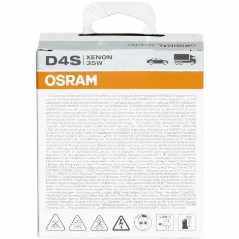 OSRAM XENARC ORIGINAL D4S HID Xenon-Brenner, OEM, 66440-1SCB, Softcover Box (1 Lampe) OSRAM XENARC ORIGINAL D4S HID Xenon-Brenner, OEM, 66440-1SCB, Softcover Box (1 Lampe) -OSRAM Shop 40197875 4