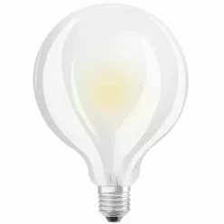 Osram LED Leuchtmittel Globe Star CL E27 11W, Warmweiß, Weiß Matt Led Osram Globelampe 04058075808515