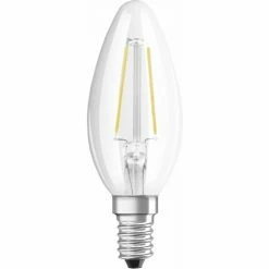 Osram LED Kerzenlampe Star E14 2,5W, Warmweiß, Klar Osram Osram LED Leuchtmittel Osram Leuchtmittel 07737011461582
