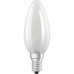 Osram LED Leuchtmittel Clas B25 E14 2,5W 2er Pack, Warmweiß, Weiß Matt 0773706048 0773706048 04058075143494 Osram
