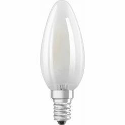 Osram LED Leuchtmittel Clas B40 E14 4W 2er Pack, Warmweiß, Weiß Matt 4058075132870 Led Led Led Osram Osram LED