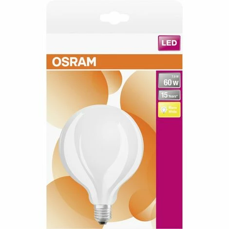 Osram LED Leuchtmittel Globe 125 E27 7W, warmweiß, weiß matt 4058075269866 0773706063 Leuchtmittel Osram Osram LED Leuchtmittel Globe 125 E27 7W, Warmweiß, Weiß Matt 4058075269866 0773706063 Leuchtmittel Osram -OSRAM Shop 43904581 2