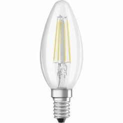 Osram LED Leuchtmittel Star CL E14 4W, Warmweiß, Klar 0773706072 Osram LED Leuchtmittel 4058075330511 Leuchtmittel