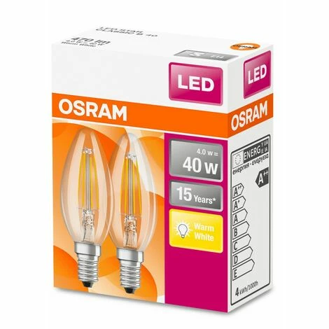 Osram LED Leuchtmittel Star CL E14 4W, warmweiß, klar 0773706072 Osram LED Leuchtmittel 4058075330511 Leuchtmittel Osram LED Leuchtmittel Star CL E14 4W, Warmweiß, Klar 0773706072 Osram LED Leuchtmittel 4058075330511 Leuchtmittel -OSRAM Shop 43904589 3