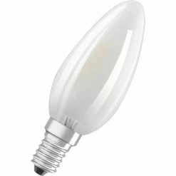 Osram LED Leuchtmittel Classic B25 E14 2,8W, Warmweiß, Dimmbar, Weiß Matt Led Matt-warmweiß Leuchtmittel Classic