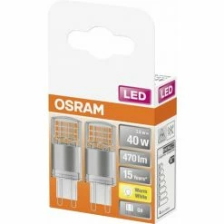 Osram LED Stiftsockellampe Star G9 3,8W 2er-Pack, Warmweiß, Klar Osram Warmweiß Star Led 07737011704992 Osram Led -OSRAM Shop 44423492 3