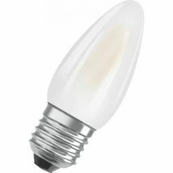 Osram LED Leuchtmittel Star Classic B E27 4W, Warmweiß, Dimmbar, Weiß Matt Matt-warmweiß Led Classic Osram