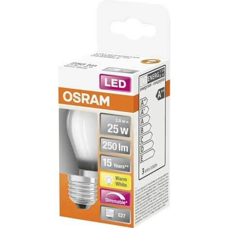 Osram LED Leuchtmittel Superstar Classic P E27 2,8 W, warmweiß, dimmbar, weiß matt 4058075436947 Led 0773706573 Osram LED Leuchtmittel Superstar Classic P E27 2,8 W, Warmweiß, Dimmbar, Weiß Matt 4058075436947 Led 0773706573 -OSRAM Shop 45228939 3