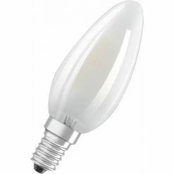 Osram LED Leuchtmittel Retrofit Classic B E14 1,5 W, Warmweiß, Weiß Matt Osram Classic Led 0773706594 Led