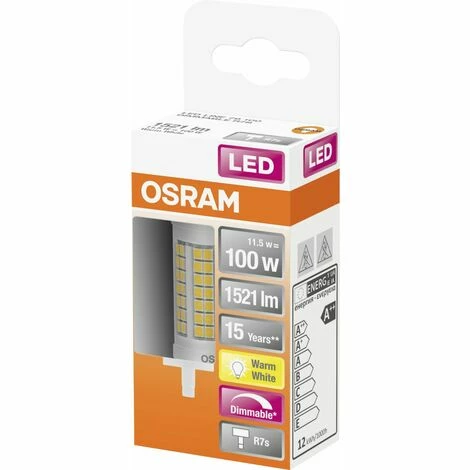 Osram LED Stablampe Superstar Line 78 R7s 11,5W, Warmweiß, Dimmbar, Klar Osram Osram Led Line Led 0773706567 3 Osram LED Stablampe Superstar Line 78 R7s 11,5W, Warmweiß, Dimmbar, Klar Osram Osram Led Line Led 0773706567 – Bild 3