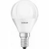 Osram LED Leuchtmittel Star Classic P40 E14 5,5W, Warmweiß, Weiß Matt Leuchtmittel Osram Matt Matt 4058075431096