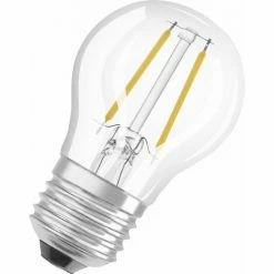 Osram LED Leuchtmittel Star Classic P 25 E27 2,5W, Neutralweiß, Klar Klar Osram Classic Star 07737011704742