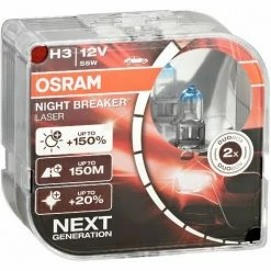 2er Set OSRAM Night Breaker Laser H3 64151NL +150% 12V 55W 3 2er Set OSRAM Night Breaker Laser H3 64151NL +150% 12V 55W -OSRAM Shop 49875174 4