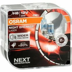 2er Set H8 OSRAM Night Breaker Laser Next Generation 64212NL 12V 35W -OSRAM Shop 49875175 3