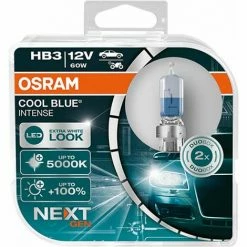 OSRAM Cool Blue Intense NEXT GEN HB3 9005 P20d 9005CBN 12V 60W Duo Set -OSRAM Shop 53524002 5