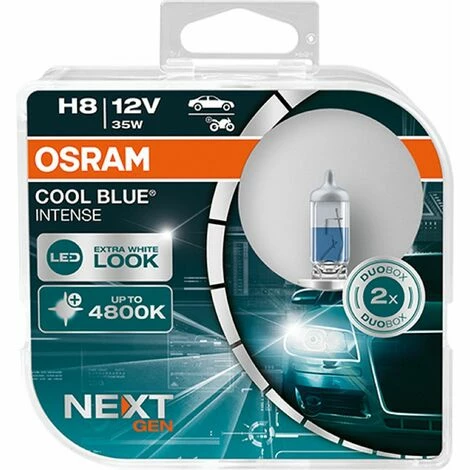 OSRAM Cool Blue Intense H8 Next Gen PGJ19-1 64212CBN 12V 35W Duo Set OSRAM Cool Blue Intense H8 Next Gen PGJ19-1 64212CBN 12V 35W Duo Set -OSRAM Shop 53524004 2