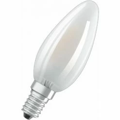 OSRAM Filament LED Lampe Mit E14 Sockel, Warmweiss (2700K), Kerzenform, 2.5W, Ersatz Für 25W-Glühbirne, Matt, LED Retrofit CLASSIC B