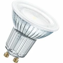 OSRAM Dimmbare PAR16 LED Reflektorlampe Mit GU10 Sockel, Warmweiss (2700K), Glas Spot, 8.3W, Ersatz Für 80W-Reflektorlampe, LED SUPERSTAR PAR16