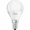 OSRAM LED BASE Classic P40, Matte Filament LED-Lampen Aus Glas Für E14 Sockel, Kerzenform, Kaltweiß (4000K), 470 Lumen, Ersatz Für Herkömmliche 40W-Glühbirnen, 3er-Box