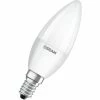 OSRAM LED BASE Classic B40, Matte Filament LED-Lampen Aus Glas Für E14 Sockel, Kerzenform, Kaltweiß (4000K), 806 Lumen, Ersatz Für Herkömmliche 40W-Glühbirnen, 3er-Box