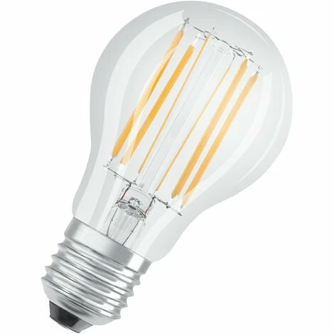 OSRAM LED BASE Classic A75, klare Filament LED-Lampen aus Glas für E27 Sockel, Birnenform, Kaltweiß (4000K), 1055 Lumen, Ersatz für herkömmliche 75W-Glühbirnen, 3er-Box OSRAM LED BASE Classic A75, Klare Filament LED-Lampen Aus Glas Für E27 Sockel, Birnenform, Kaltweiß (4000K), 1055 Lumen, Ersatz Für Herkömmliche 75W-Glühbirnen, 3er-Box -OSRAM Shop 54883560 1