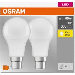 OSRAM LED-Lampe | Sockel: B22d | Warmweiß| 2700 K | 8,50 W Matt | LED BASE CLASSIC A 5 OSRAM LED-Lampe | Sockel: B22d | Warmweiß| 2700 K | 8,50 W Matt | LED BASE CLASSIC A -OSRAM Shop 54883700 3