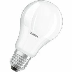 OSRAM LED Base Classic A, In Kolbenform Mit E27-Sockel, Nicht Dimmbar, Ersetzt 60 Watt, Matt, Warmweiß - 2700 Kelvin, 3er-Pack