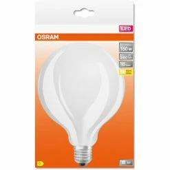OSRAM LED Star GLOBE125, Matte Filament LED-Lampe In Globe Form Mit 125mm Durchmesser, E27 Sockel, Warmweiß (2700K), 2452 Lumen, Ersatz Für Herkömmliche 150W-Glühbirnen, 1er-Pack 2 OSRAM LED Star GLOBE125, Matte Filament LED-Lampe In Globe Form Mit 125mm Durchmesser, E27 Sockel, Warmweiß (2700K), 2452 Lumen, Ersatz Für Herkömmliche 150W-Glühbirnen, 1er-Pack -OSRAM Shop 57178014 3