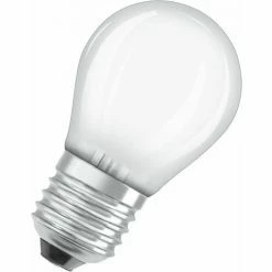 OSRAM Filament LED Lampe Mit E27 Sockel, Warmweiss (2700K), Tropfenform, 4W, Ersatz Für 40W-Glühbirne, Matt, LED Retrofit CLASSIC P