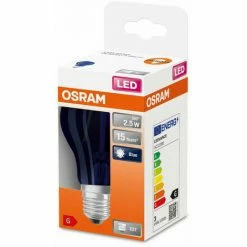 Osram LED Blaue Filamentlampe Birnenform 2,5 Watt E27 -OSRAM Shop 57788043 3