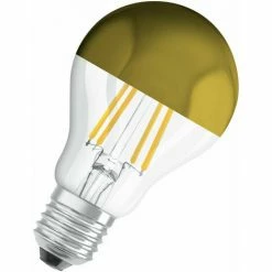 Osram LED Kopfspiegellampe Gold Filament Birnenform 4 Watt E27 827 Warmweiß Extra