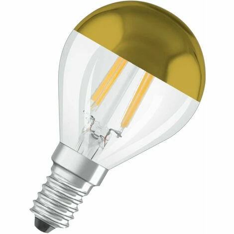Osram LED Kopfspiegellampe gold Filament Tropfenform 4 Watt E14 827 warmweiß extra Osram LED Kopfspiegellampe Gold Filament Tropfenform 4 Watt E14 827 Warmweiß Extra -OSRAM Shop 58065403 1