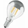 Osram LED Kopfspiegellampe Silber Filament Tropfenform 4 Watt E14 827 Warmweiß Extra