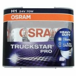 OSRAM 2 Stück H1 Truckstar Pro 64155TSP-HCB 70 Watt P14.5s